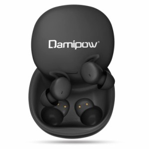 Damipow 寝ホン ワイヤレス 睡眠用イヤホン  寝ながら 完全ワイヤレスイヤホン 【昼夜兼用イヤホン】カナル型 高遮音性 痛くない 柔軟性