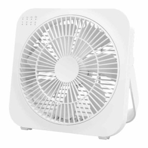 トップランド(Topland) 卓上扇風機 どこでもFAN DCモーター搭載 ボックスタイプ 2電源対応 (AC/USB) 「スマホのもできる」 静音 省エネ 