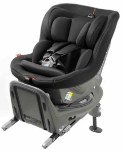 LEAMAN(リーマン) ISOFIX固定 新生児対応 回転式 新生児から4才頃 ラクール ISOFIX ライト ブラック 日本製 R129適合 35023