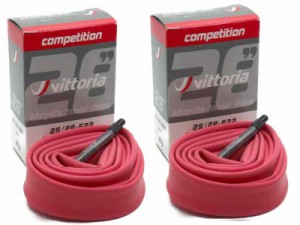 Vittoria Latex ラテックス チューブ 2個セット RVC 700c 仏式48mm ビットリア [品] (700×25/28c)