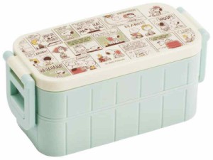 スケーター (skater) 弁当箱 スヌーピー ピーナッツ コミック 600ml 抗菌 2段 女性用 日本製 YZW3AG-A