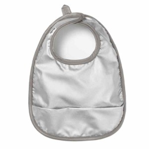 Elodie(ディ) お食事エプロン 保育園 おしゃれ 防水 北欧 ベビー エプロン スタイ ビブ Baby Bibs (Stone Silver)