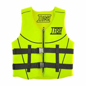 J-FISH ジェイフィッシュ NEO アウトドア ライフベスト JOV-402 (L-XL, ネオンイー)