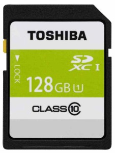 TOSHIBA SDカード Class10 UHS-I対応 (最大転送速度40MB/s) (国内品) SDAR40NG (128GB)