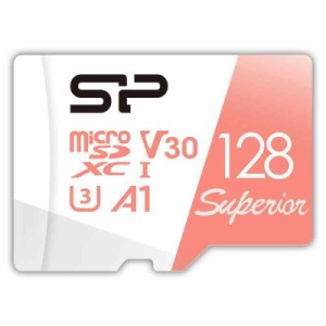 シリコンパワー microSD カード class10 UHS-1 U3 最大読込100MB/s 4K対応 Nintendo Switch 動作確認済 3D Nand (128GB)