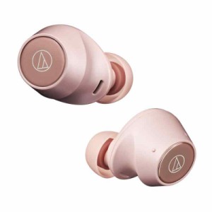 オーディオテクニカ ATH-CKS30TW PK ワイヤレスイヤホン bluetooth 【完全ワイヤレスイヤホン / 重低音 / IP55 防水防塵規格 / マルチポ