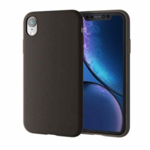 ELECOM iPhone 6s/6 対応 シリコンケース ぴったりフィット PM-A15SCBK (1)単品, 001_iPhone XR, ブラック)