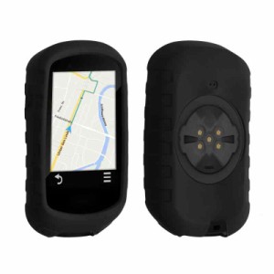 kwmobile 対応: Garmin Edge 830 ケース - シリコン GPS サイクルコンピュータ カバー - 自転車 ナビ 保護ケース (ブラック)