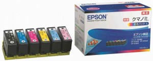 EPSON 純正インクカートリッジ クマノミ (6色パック, 増量タイプ)