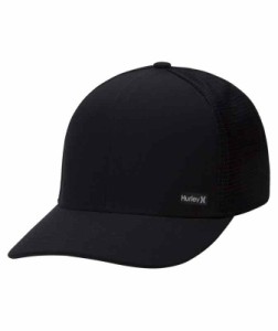 Hurley Mens Baseball Cap - League Snap-Back Trucker Hat, Size OneSize (ブラック, Free Size)