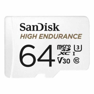 【 サンディスク 品 】SanDisk メーカー 2年 ドライブレコーダー対応 microSDカード 64GB UHS-I Class10 U3 V30対応 SDSQQNR-064G-GH3IA 