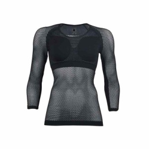 [ミレー] アンダーウェア ドライナミック メッシュ スリーブ LD DRYNAMIC MESH 3/4 Sleeve レディース (M(ABカップ), BLACK - NOIR)