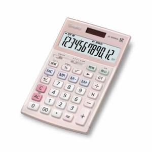 CASIO(カシオ) 本格実務電卓 12桁 検算機能 ジャストタイプ ピンク JS-20WKA-PK-N グリーン購入法適合 エコマーク認定