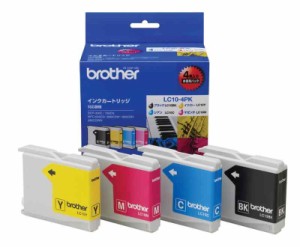 【brother純正】インクカートリッジ4色パック LC10-4PK 対応型番:MFC-5860CN、MFC-880CDN/CDWN、MFC-870CDN/CDWN 他