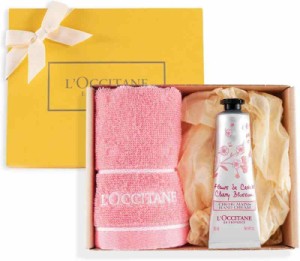 ロクシタン(LOCCITANE) チェリーブロッサム ハンドクリーム タオル付き ギフトセット ギフト 誕生日 人気 女性 男性 送別 プレゼント 母