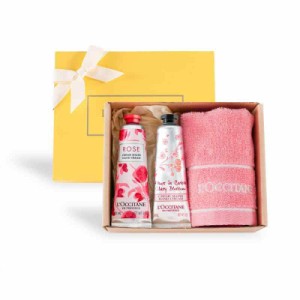 ロクシタン(LOCCITANE) フローラルハンドクリーム 2本セット タオル付きギフトセット 誕生日 女性 男性 メンズ 人気 送別 お礼 お祝い お