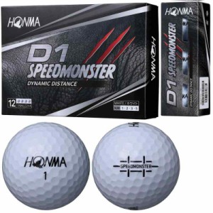 本間ゴルフ HONMA ボール D1 スピードモンスター ボール 3ダースセット 3ダース(36個入り) (ホワイト)