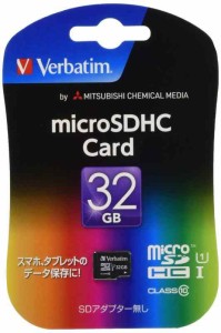 Verbatim バーベイタム microSDHCカード 32GB UHS-1 U1 Class10 MHCN32GJVZ2