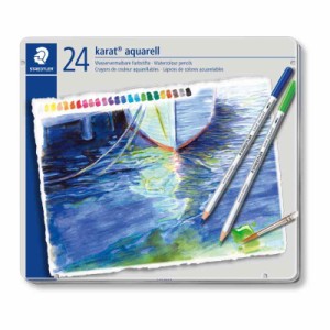 ステッドラー(STAEDTLER) 色鉛筆 24色 水彩色鉛筆 カラトアクェレル 125 M24