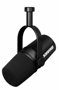 SHURE シュア MV7X ポッドキャストマイクロホン MV7X-J ダイナミックマイク カーディオイド 単一指向性 XLR 有線 ノイズ除去 配信 ストリ