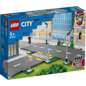 レゴ(LEGO) シティ つながる ロードプレート 交差点 60304 おもちゃ ブロック プレゼント 男の子 女の子 5歳以上