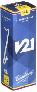 バンドーレン バスクラリネットリード V21 (3.5)