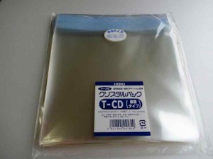 シモジマ(Shimojima) ヘイコー 透明 OPP袋 クリスタルパック テープ付 CD用 縦 100枚 T-CD