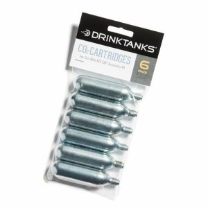 DrinkTanks ドリンクタンクス CO2 カートリッジ 6本入り Drink Tanks CO2 Cartridges 6pk