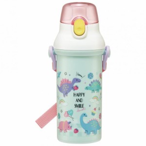 スケーター(Skater) 水筒 ハッピー&スマイル レインボー 480ml 子供用 抗菌 プラスチック製 日本製 PSB5SANAG-A