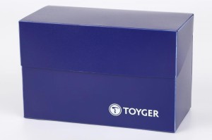 TOYGER デュアルデッキケース [入れ子式の超万能大容量デッキケース] セパレーター2枚つき (ネイビー)