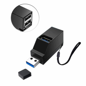 ALLVD USBハブ 3ポート USB3.0＋USB2.0コンボハブ 超小型 バスパワー usbハブ USBポート拡張 高速 軽量 コンパクト 携帯便利 1個入り (ブ