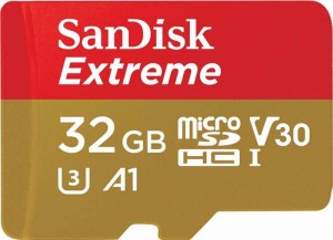 【 サンディスク 正規品 】 SanDisk microSD 32GB UHS-I U3 V30 書込最大60MB/s Full HD & 4KExtreme SDSQXAT-032G-GH3MA 新パッケージ