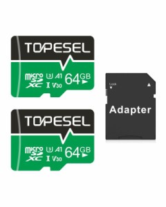 TOPESEL まいくろsdカード 書込最大90MB/s microSDカード SDアダプター付UHS-I U3, A1, V30 SDXC マイクロSDカード Nintendo Switch 動作