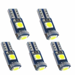 T5 LED メーター球 (5個セット(ホワイト))