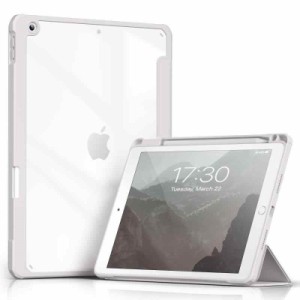 iPad 10.2ケース ペンシルホルダー付き (ピンク)