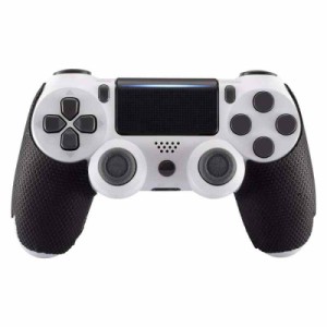 eXtremeRate ps4コントローラーに対応用滑り止め汗吸収グリップ、ps4 SlimProコントローラーに対応用プロなテクスチャード加工のソフトラ