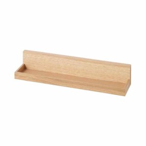 MUJI 無印良品 壁に付けられる家具トレー 幅44×奥行10×高さ8cm オーク材突板 12939696