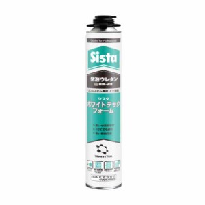 ヘンケルジャパン(Henkel Japan) Sista (シスタ) プロ 発泡ウレタンホワイトテック 750 mL (ガンタイプ) -高密度・低発泡圧・高柔軟性の