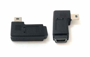 Access 【 2個セット 】 Mini USB 方向転換 ミニUSB 延長 アダプター 右Ｌ型 Mini25A-R