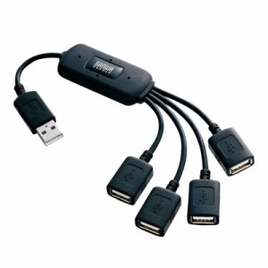 サンワサプライ USB2.0ハブ ブラック USB-HUB227BK