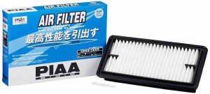 PIAA エアーフィルター (エアフィルター) 1個入 [日産/三菱車用] デイズ・デイズルークス・ekシリーズ_他 PN81