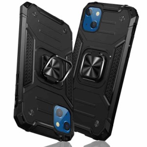 TMUJWS iPhone 12 Pro Max ケース リング 衝撃吸収 耐衝撃 TPU+PCバンパー 二重構造 米軍MIL規格 全面保護カバー 滑り防止 車載ホルダー