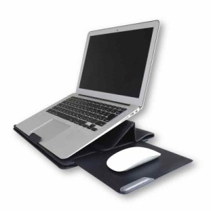 ONSURU マウスパッド搭載 PCケース PCバッグ 保護ケース ノートパソコン スリーブ パソコンカバー PCスタンド ひざ上テーブル インナーケ