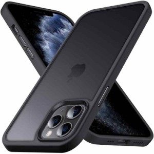 Anqrp iPhone11 Pro Max 用 ケース 半透明 6.5 インチ (ブラック)