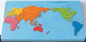 くもん出版 くもんの世界地図パズル (旧モデル)
