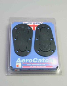 エアロキャッチ（英国SFC) Aerocatch 鍵なし ブラック 120-2000 プラスタイプ