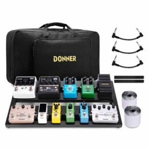 Donner ギターエフェクターケース ペダルボード 手軽 バッグ＆面ファスナー付き (500x290MM)