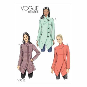 【vogue patterns】3種類のジャケットの型紙セット サイズ：US6-8-10-12-14 V9212