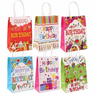 【トゥルーハーツ】ラッピング 袋 ギフトバッグ 誕生日 バースデイ (紙バッグ6種中サイズ)