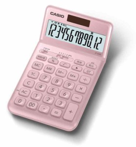 CASIO(カシオ) スタイリッシュ電卓 ライトピンク 12桁 ジャストタイプ JF-S200-PK-N